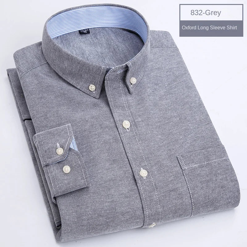 Oxford Shirt  long-sleeved - Price MVR485/- Delivery 15-25 days