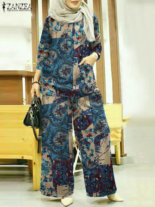 Printed Blouse Pant (02Pcs Set) - Price MVR545/- Delivery 12-20 days